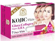 Kojic White Gluta Collagen Super Aha Soap 160g