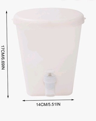 Wasserspender mit Zapfhahn Getränk für Partys 1,5L klar Spender mit Wasserhahn Tabl