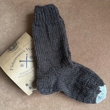 Handmade 100 Fishermen's Wool Socks Size 7-10