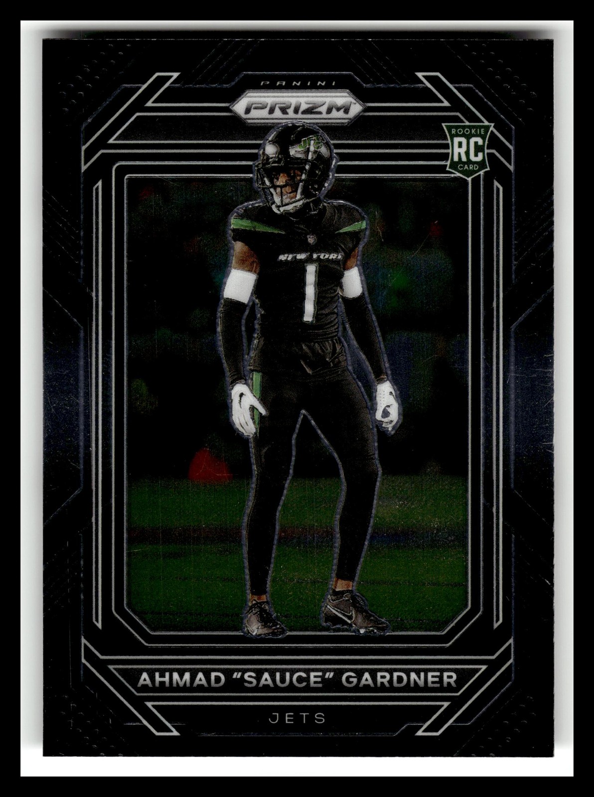2022 Panini Chronicles #PB-22 Ahmad "Sauce" Gardner Prizm Black