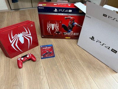 Sony PlayStation 4 Pro Marvel's Spider 1TB Limited Edition Console from japan