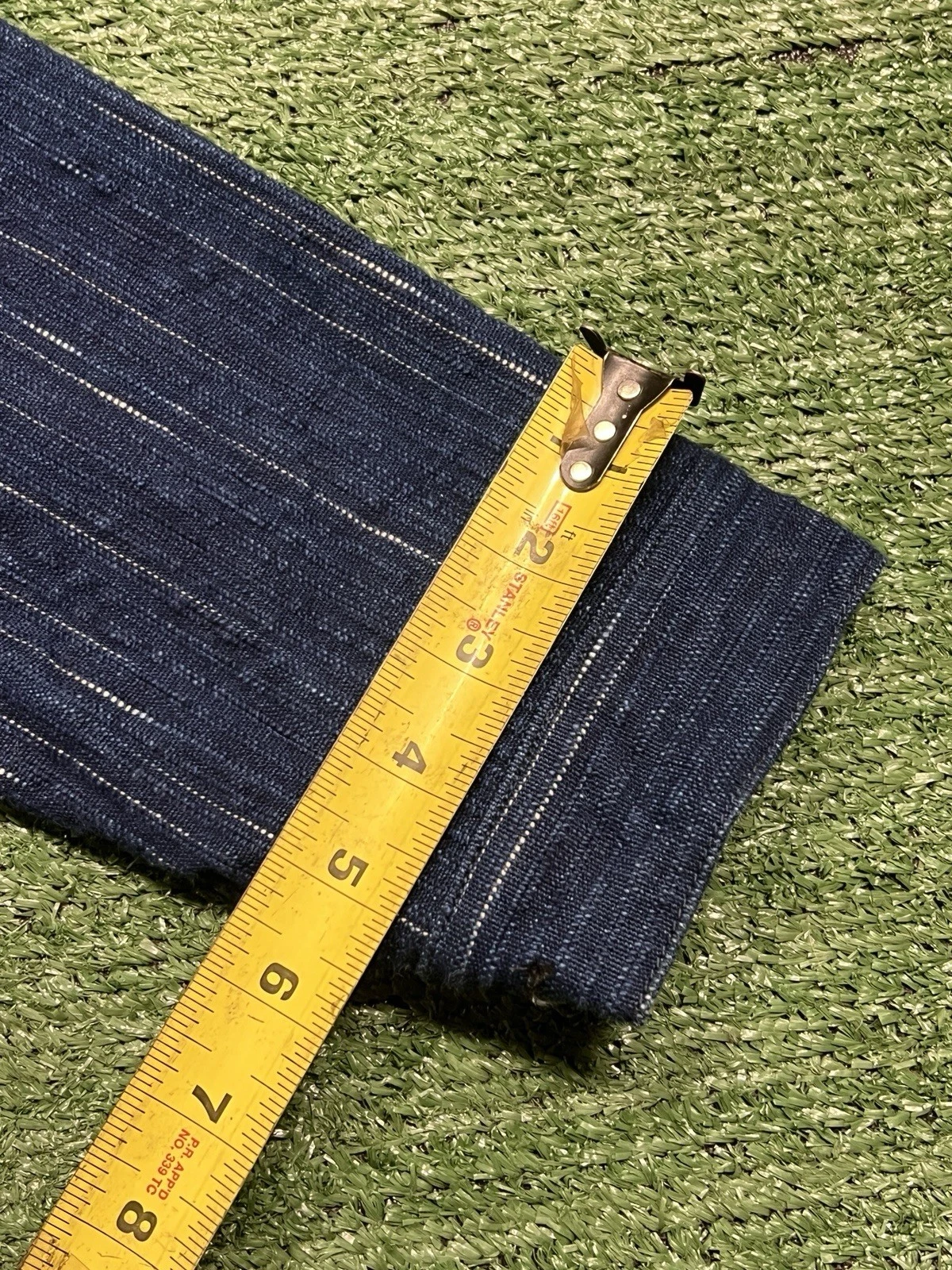 Studio D'Artisan Size 40 Kasuri Denim Indigo Hand Dyed Type 1 Jacket D4508 image 12