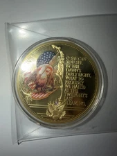 2016 The Star-Spangled Banner Commemorative Proof 2-3/4" Swarovski Coin BS7015