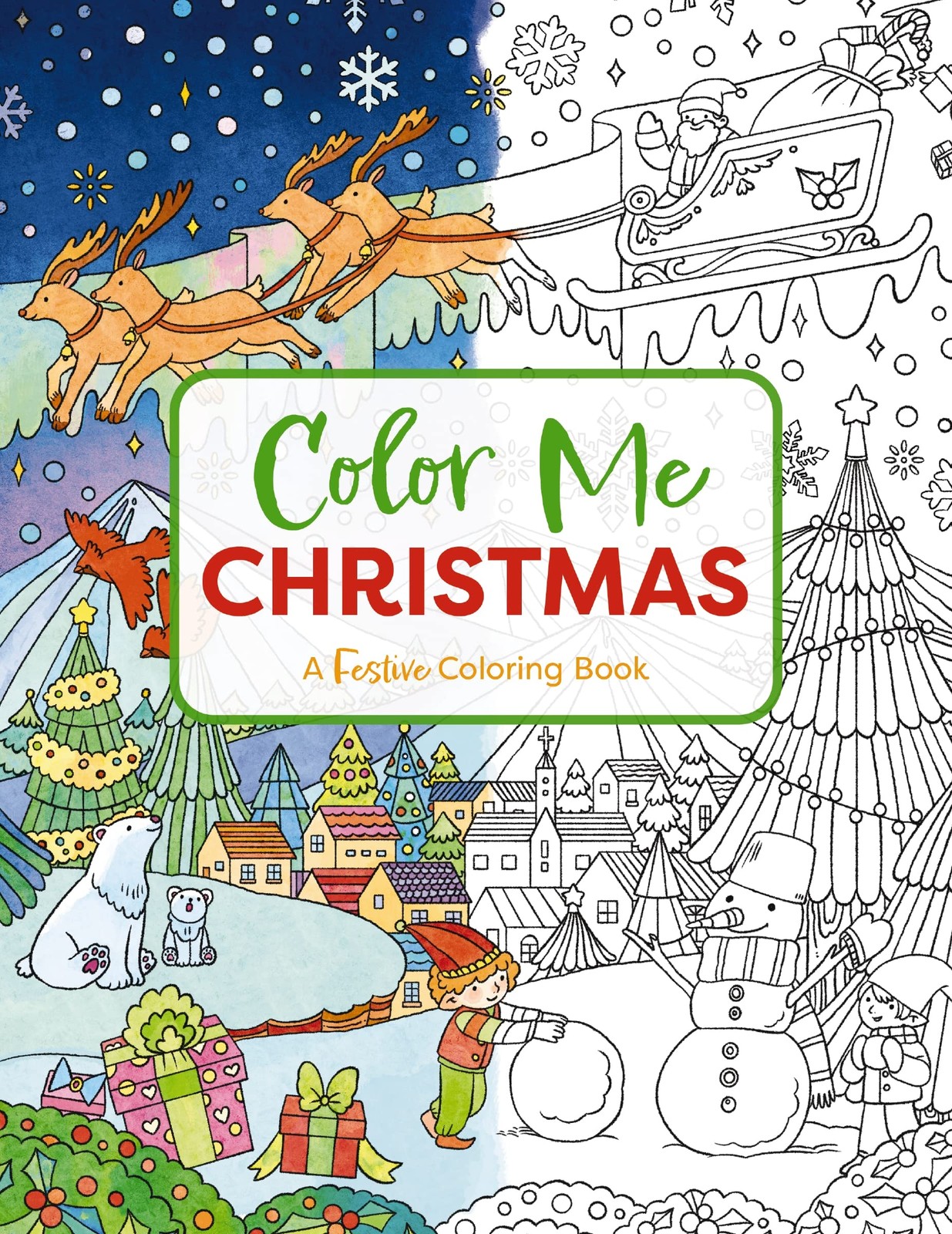 Color Me Christmas by Cider Mill Press (Paperback Book) - Image 6