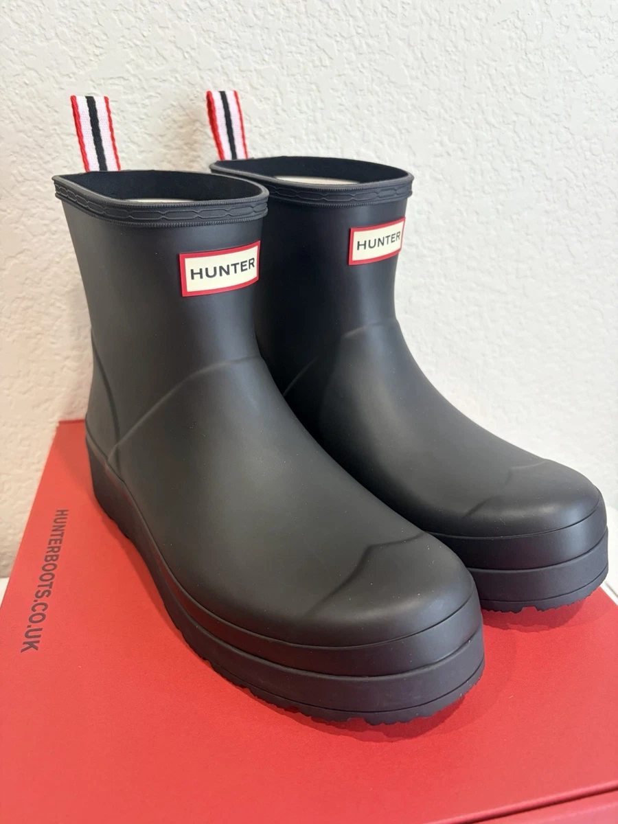Hunter Original Short Black Boots for Women for sale | eBay