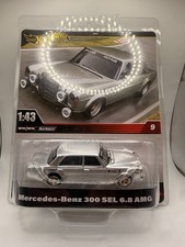Collectible Car Hot Wheels Premium 1:43 Scale Mercedes Benz 300 SEL 6.8 AMG New