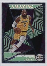 2021-22 Panini Illusions Amazing Emerald LeBron James #5 1t5x