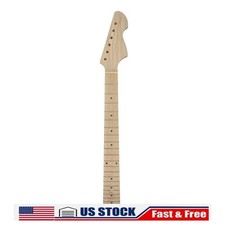 24 Inch 22 Fret Electric Guitar Neck Maple Wood Unfinished Big Head Short Scale