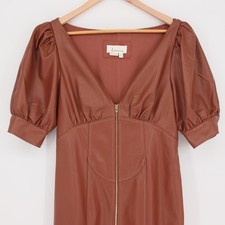 topshop faux leather shirt dress Sold Faux Leather Shirt Dress  310 Rosemont