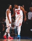 Jalen Brunson & Karl-Anthony Towns Autographed New York NY Knicks 8x10 Photo COA