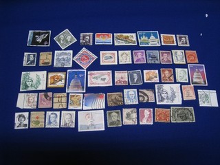 US Stamp HIGH VALUE Stamp Lot Cancelled 50 Different On/Off Paper