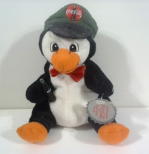 Coca Cola Penguin Beanbag Plush w/ Delivery Cap 1997 Style 0108 w/ Tag Vintage
