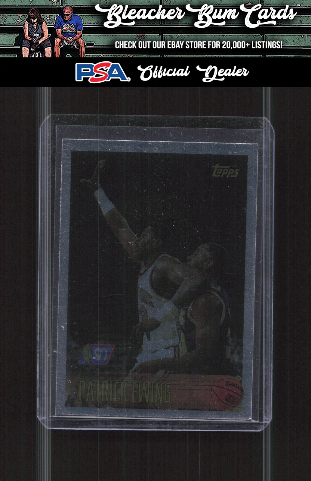 1996-97 Topps 1 Patrick Ewing NBA at 50