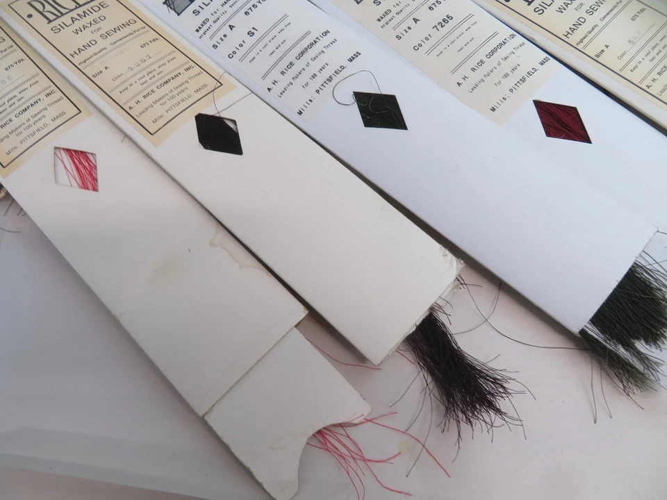 Rice's Silamide Waxed Thread for Heirloom Detail & HD Hand Sewing 16 pkgs - Image 2 of 4