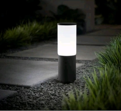 #ad Low Voltage Black LED Smart Outdoor Bollard Light Powered 1007 891 882 $29.99
