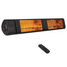 Electric Patio Heater Wall-Mounted 3000W 240V IP54 Waterproof Infrared Outdoor