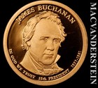 2010-S James Buchanan Presidential Dollar - Choice Gem Proof  Lustrous  #L7343 — photo 1
