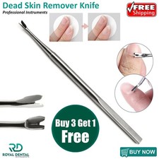 V-Shaped Cuticle Pusher Dead Skin Remover Nail Art Care Knife Manicure Pedicure