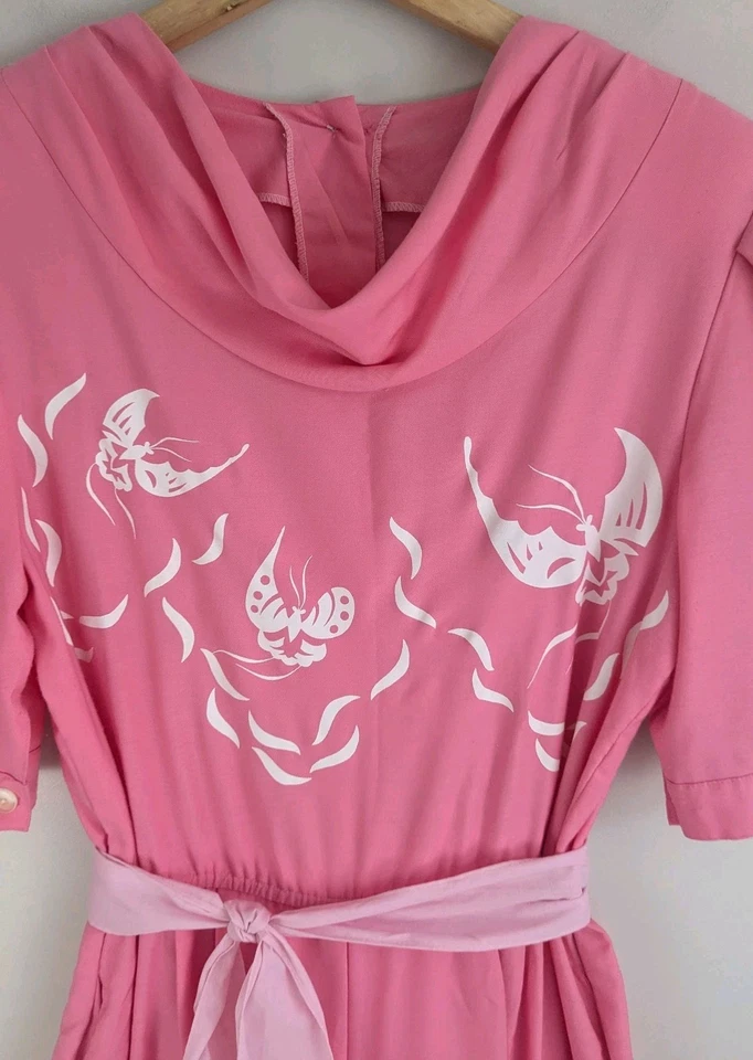 Fabuloso Mono Vintage Años 80 Hecho en Hawaii Almohadillas para el Hombro Pierna Cónica Mameluco 8 10 Foto 3 de 4