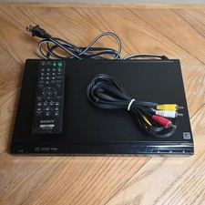 Sony DVP-SR200P Progressive Scan CD/DVD Player w/Remote  AV Cable Tested