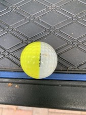Vintage PING EYE KARSTEN Golf Ball Two Tone WHITE  YELLOW