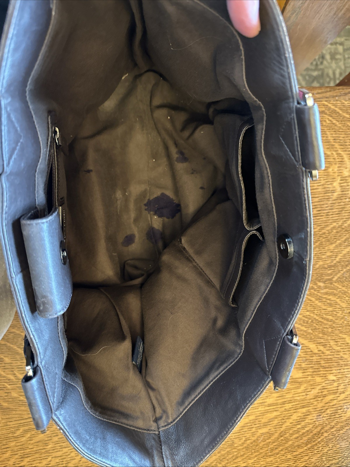 Anne Klein Leather Patchwork Bag - image 11