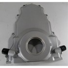 TSP Timing Cover 81067-1; Turbo Oil Drain Natural Aluminum for GM LS