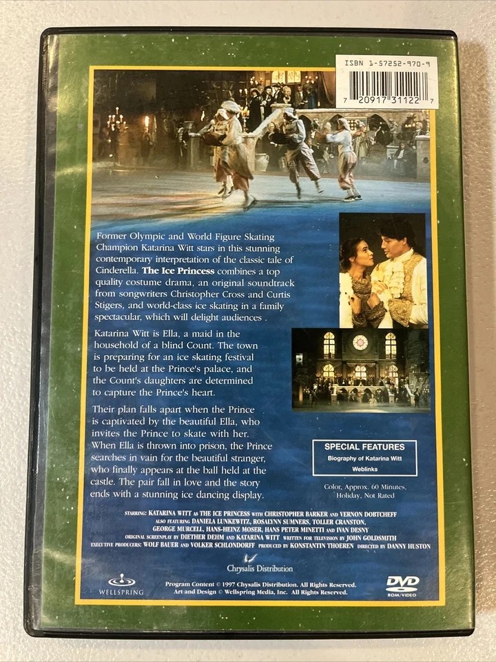 The Ice Princess (Christmas Collection) - Brand New DVD Starring Katarina Witt - Image 2 of 2