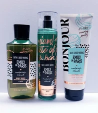 Bath & Body Works MACARON CLOUD Body Cream, Shower gel, Fragrance Mist (3 pcs)