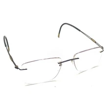 Silhouette 5521 70 4540 Titanium Blue Rimless Eyeglasses Frames 19 145 Austria
