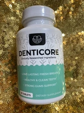 DENTICORE Dental Health Supplement  Oral Support Teeth Gums Fresh 30 Tablets