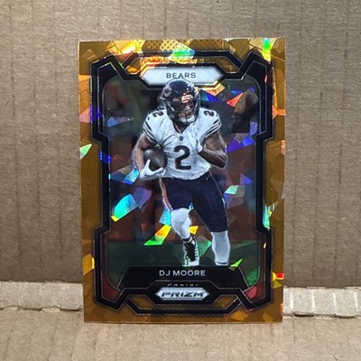 DJ Moore 2023 Panini Prizm #47 Orange Ice Prizm - Chicago Bears Color-Match!