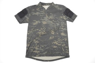 Velocity Systems BOSS Rugby Short Sleeve Combat Shirt LARGE Multicam Black
