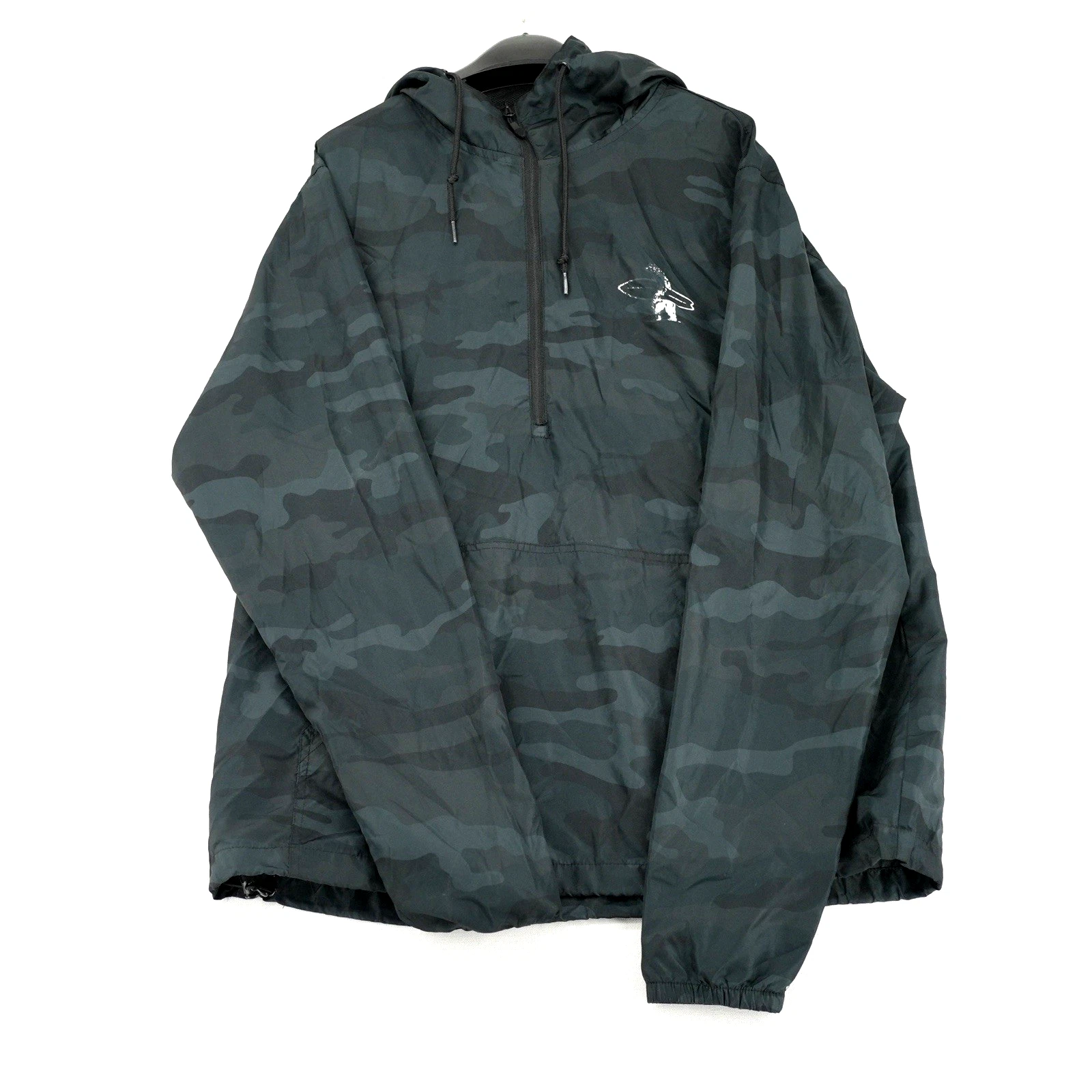 Camouflage Hooded Windbreaker Jacket Size L