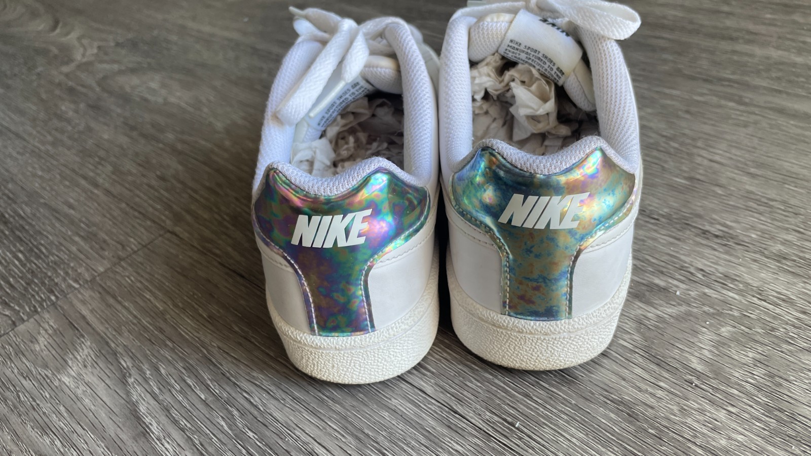 Nike Basic White Sneakers US 8.5 Women - image 3