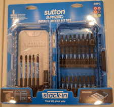 SUTTON SUPATORQ 30pc Impact Screwdriver Bit Set Stack-In S250S30A – Power Bits