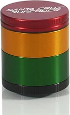 Santa Cruz Shredder Metal Spice Grinder, USA made, Small 1.7in - Rasta