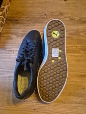 Mens PUMA Fusion Classic Spikeless Golf Shoes Trainers / Navy Blue / UK Size 9