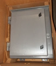 STAHLIN 20"X16"X10" ENCLOSURE N20168FHLRT 4X  INDOOR OUTDOOR FIBERGLASS (DR2)