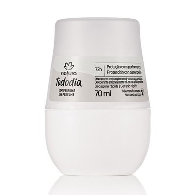 Natura Tododia Fragrance-Free Roll-On Antiperspirant 70ml   Sensitive Skin Care