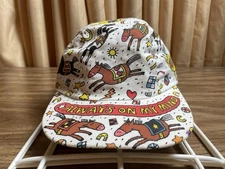 Vtg 1994 Jared D Lee Hat Always On My Mind Strapback Art Rare 90s Humorist AOP