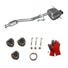 Endschalldämpfer Auspuff+Anbausatz für Mercedes CL203 Coupe C 180-230 Endschalldämpfer Auspuff+Anbausatz für Mercedes CL203 Coupe C 180-230