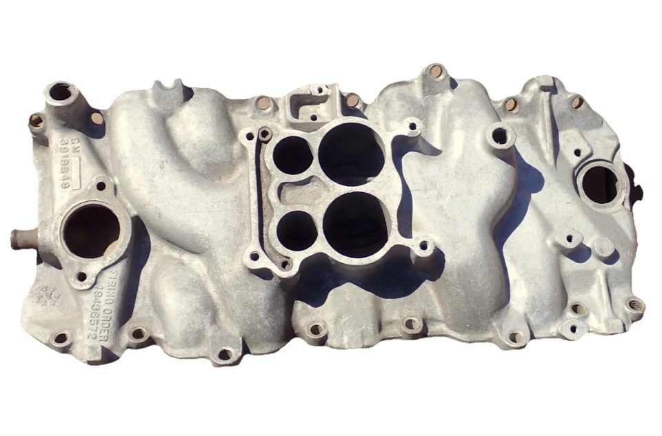 1968 Corvette 427/390HP Aluminum Intake 3919849 OEM GM Oval Port Q Jet Carb RARE - Image 2 of 4