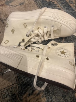 Converse Chuck Taylor All Star Lucky Charms Fortune Vintage White/Gold WMs 9