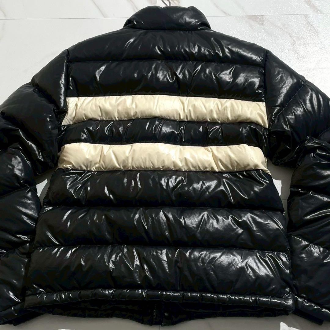Moncler Thomas Down Jacket Black Large Zip-Up Log… - image 6
