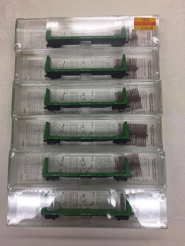 Micro-Trains Line - BN Schott flach 6er Pack *NEUWERTIG* 54012 #KADEE# OOP | Zustand: New