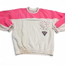 0143 Vintage color block sweatshirt
