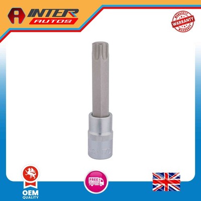 Draper Expert TX-STAR  Socket Bit, 1-2'' Sq. Dr., T70 x 100mm 16327