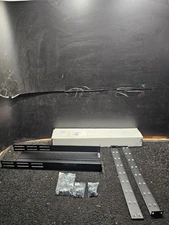 (QTY 1 PAIR) NavePoint Adjustable Rack Mount Server Shelf Shelves Rail Rails 1U