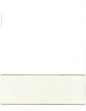 Blank Check Stock Paper - Check on Bottom - Brown Business Security Paper Packs